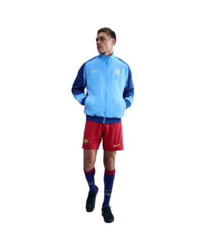 Nike Мужская синяя куртка Strike Anthem Full-Zip Dri-FIT специальной серии Barcelona