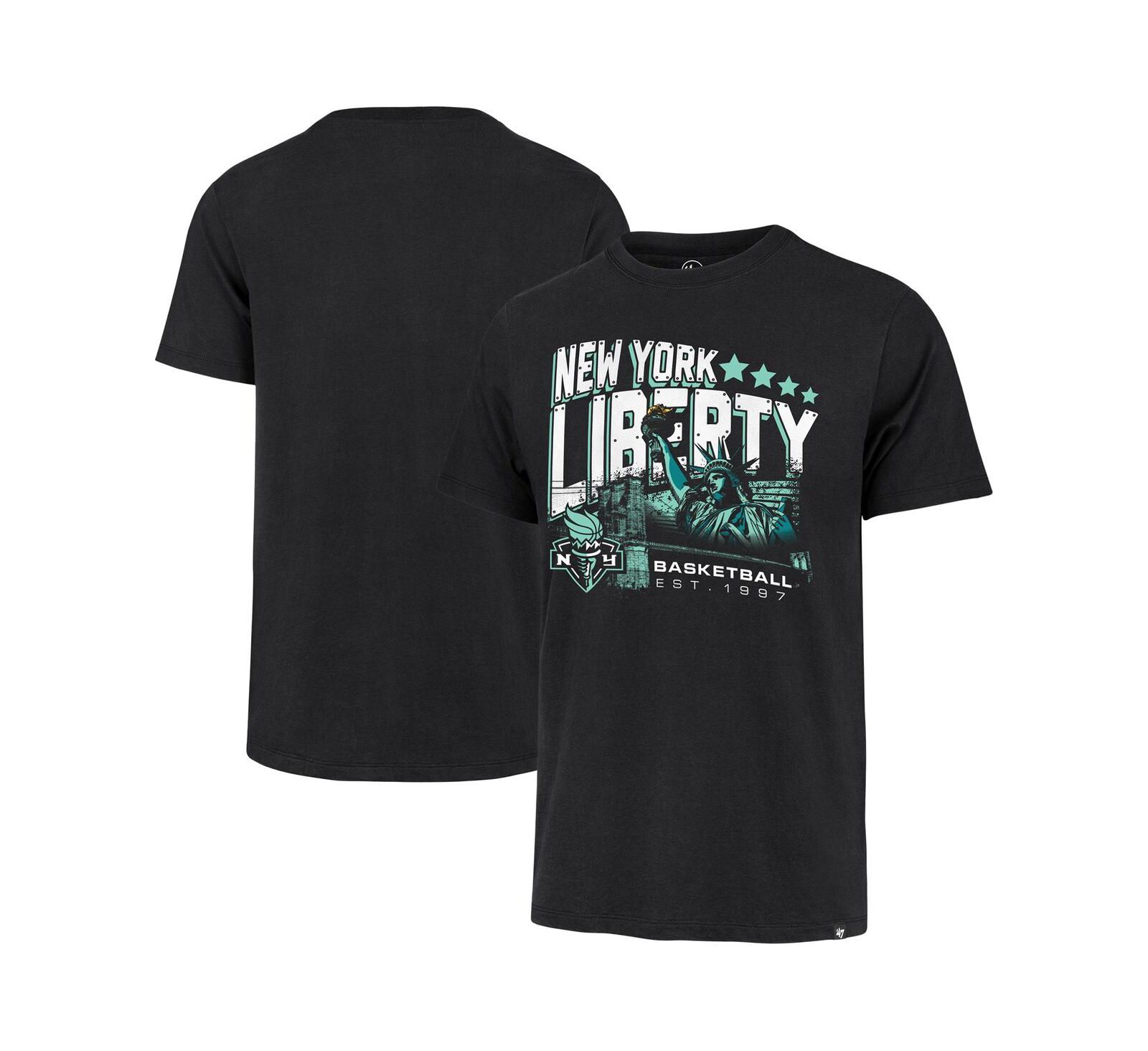 Мужская футболка '47 Brand New York Liberty Hometown Regional Franklin Black