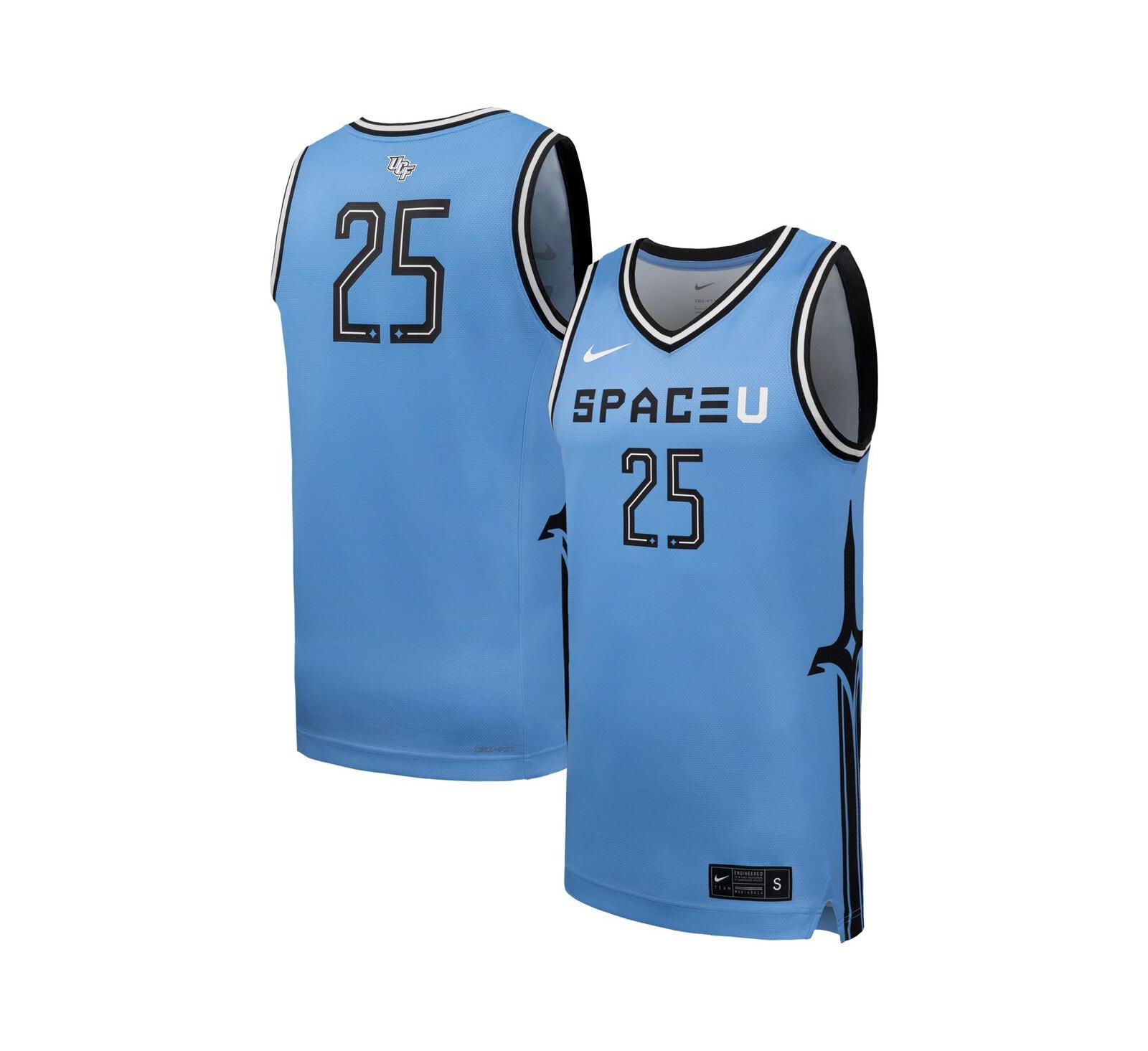 Мужская баскетбольная джерси Nike UCF Knights Space Game Replica светло-голубая