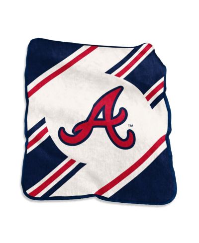 Logo Brands Плед Atlanta Braves Raschel Stripe 50" x 60"