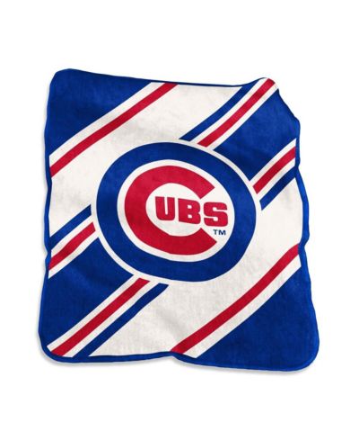 Logo Brands Chicago Cubs плед Raschel Stripe 50" x 60"