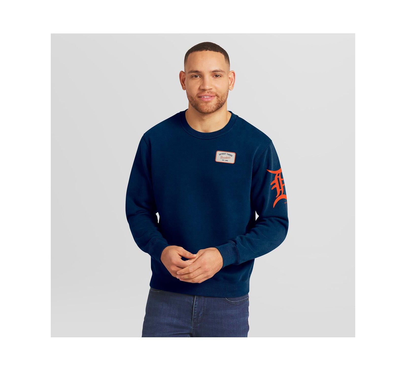 Fanatics Darius Rucker Collection Мужской джемпер Detroit Tigers, темно-синий