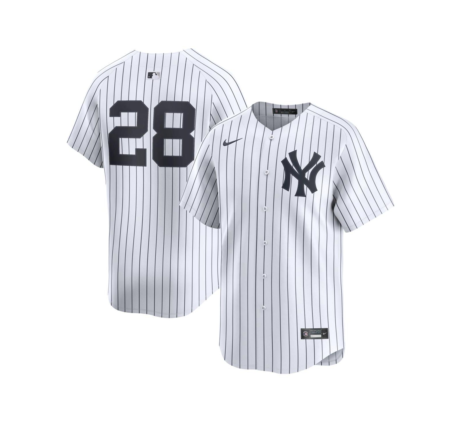 Nike Мужская джерси Austin Wells White New York Yankees Home Limited Player
