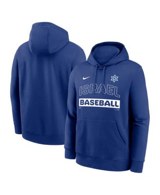 Nike Мужская толстовка-худи Israel Baseball 2026 World Baseball Classic Club Royal