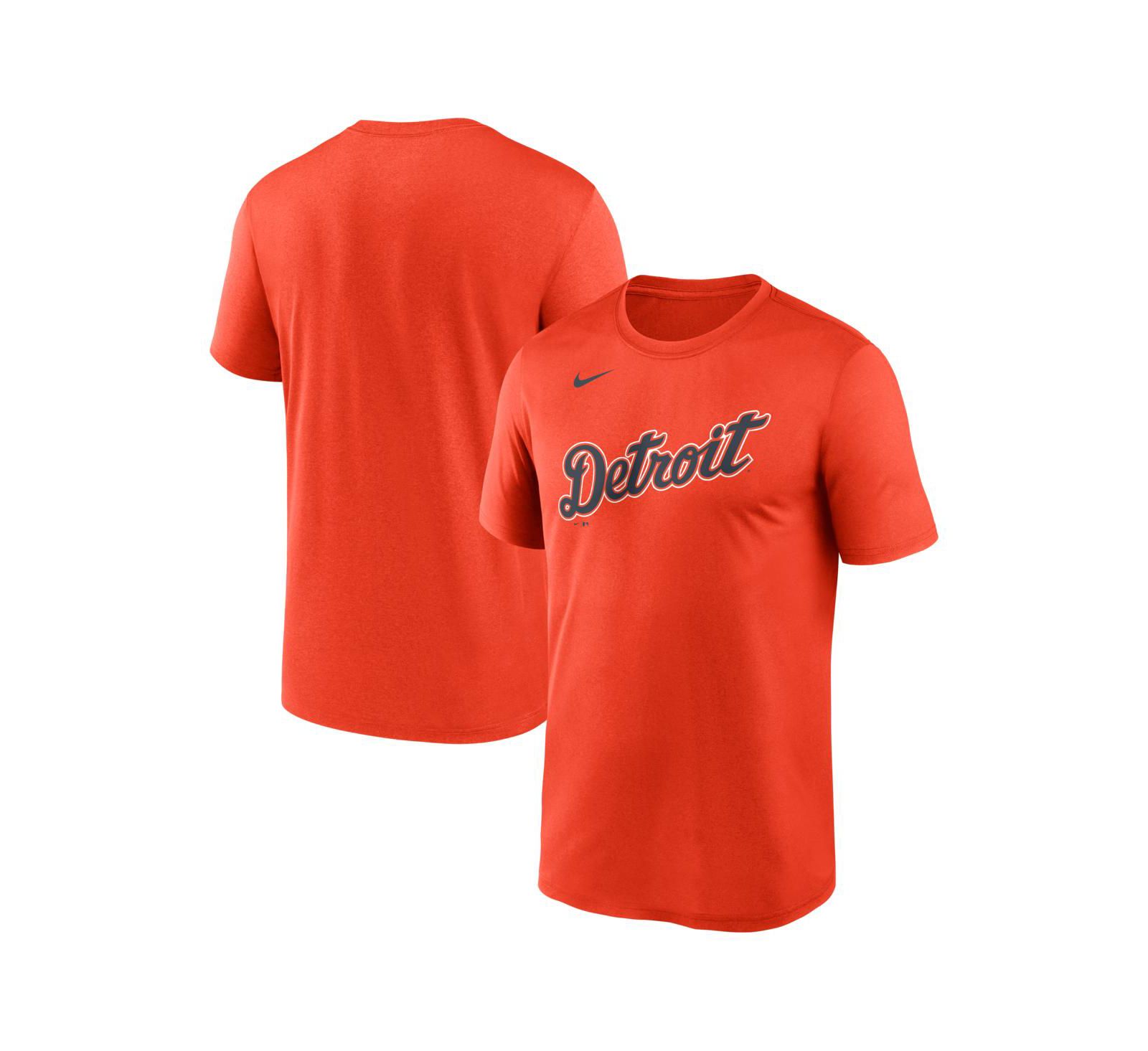 Nike Men's Orange Detroit Tigers New Legend Wordmark Dri-FIT T-Shirt
