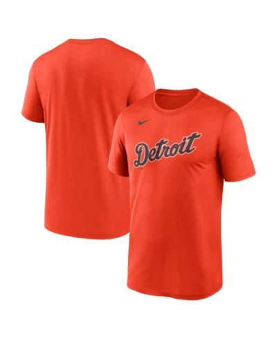 Мужская футболка Nike Orange Detroit Tigers New Legend Wordmark Dri-FIT