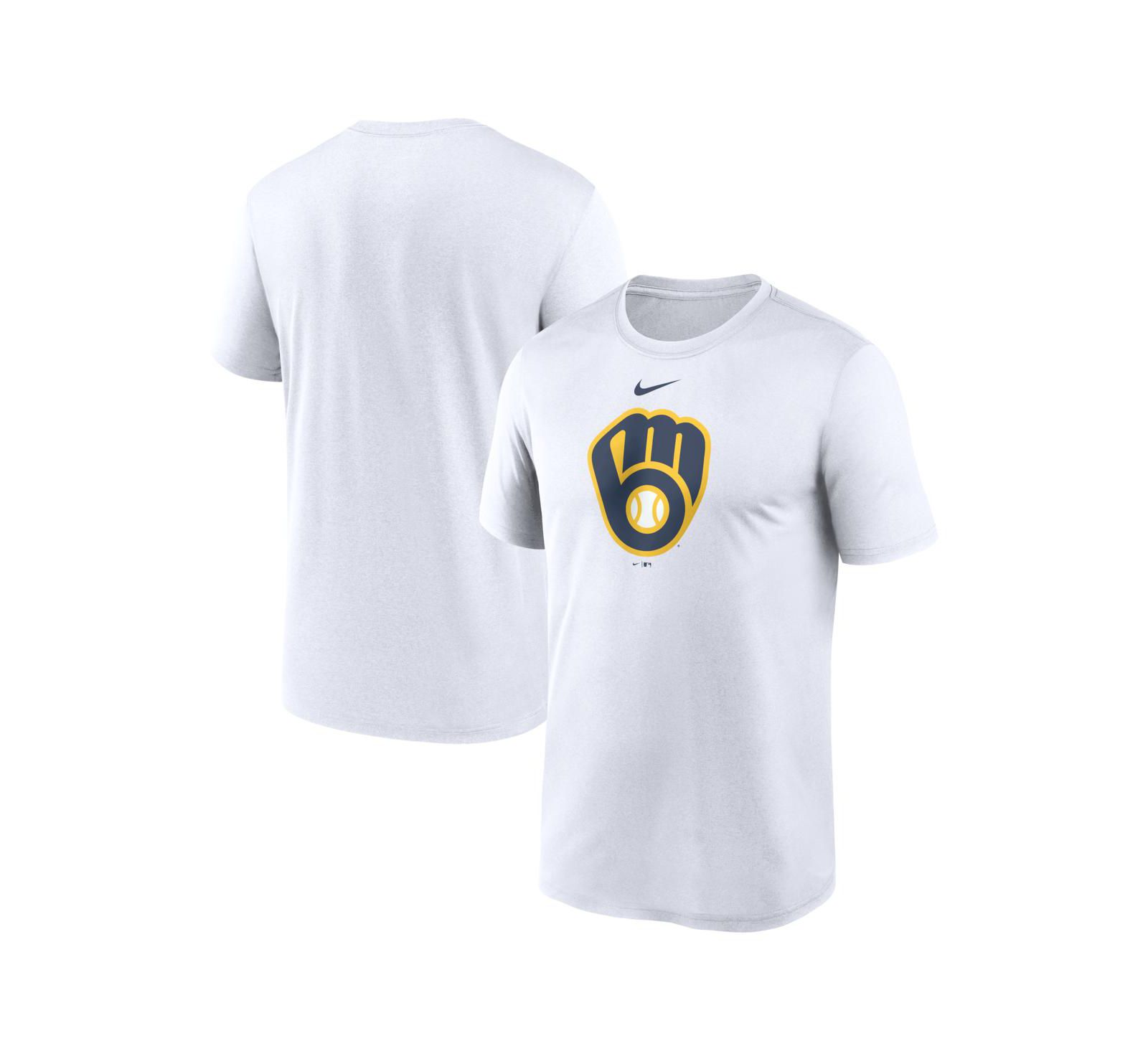 Nike Men's White Milwaukee Brewers New Legend Dri-FIT T-Shirt