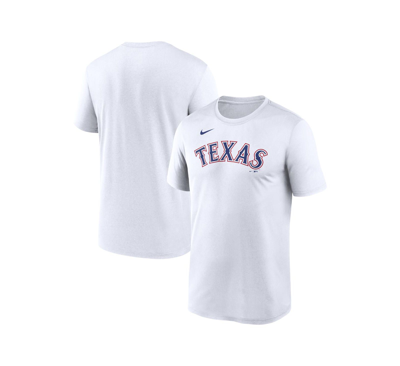 Nike Men's White Texas Rangers New Legend Wordmark Dri-FIT T-Shirt