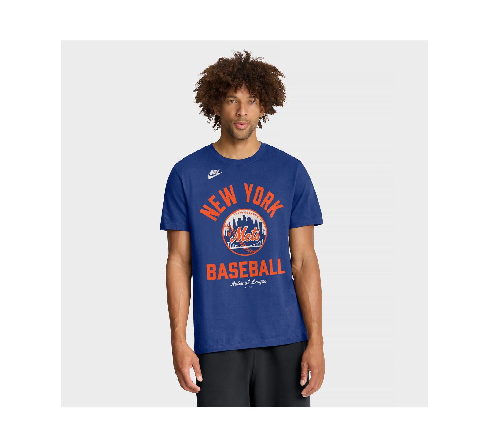 Мужская футболка Nike Cooperstown Collection Royal New York Mets