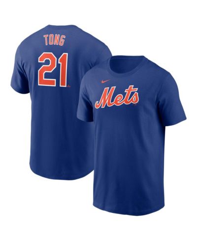 Nike Men's Jonah Tong Royal New York Mets Fuse Name & Number T-Shirt
