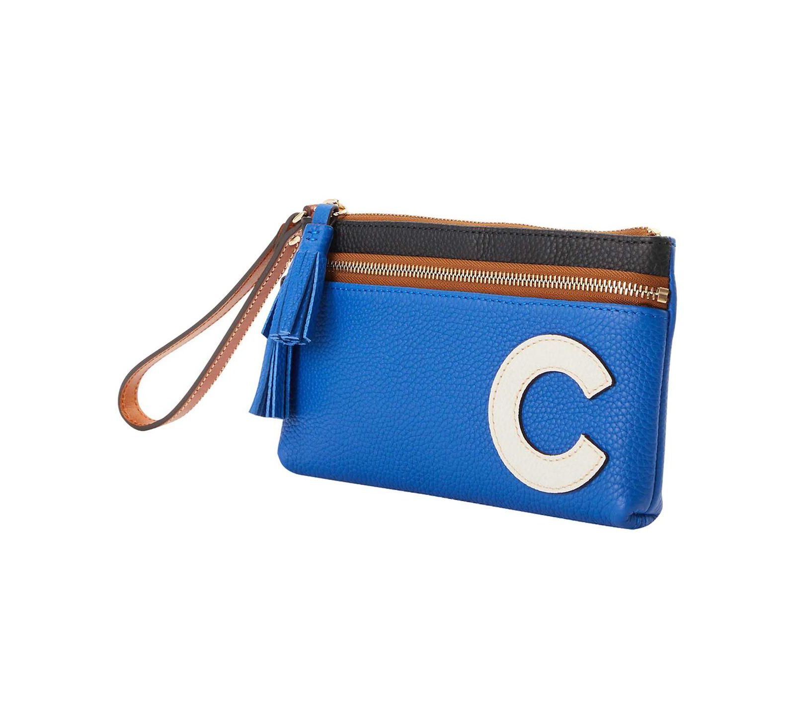 Dooney & Bourke клатч Chicago Cubs Infield Double-Zip Wristlet