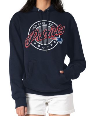 Женский худи G-III 4Her by Carl Banks New England Patriots в полоску