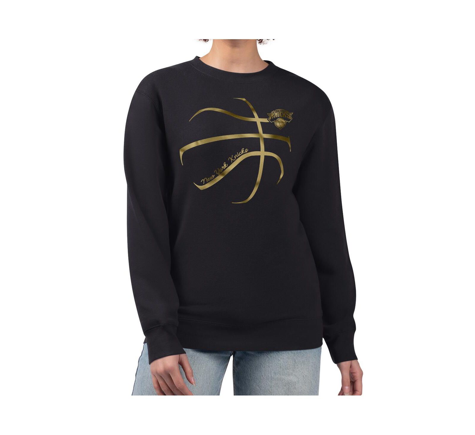 Женская толстовка G-III 4Her by Carl Banks New York Knicks Metallic Print Fleece