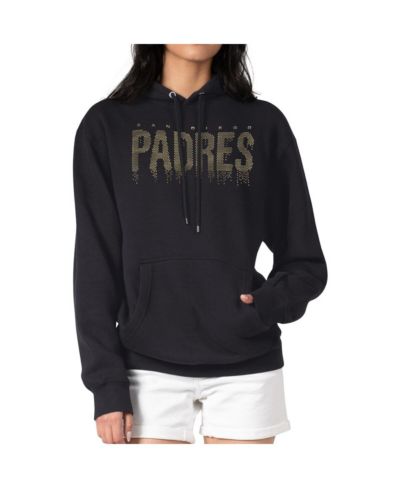 G-III 4Her by Carl Banks Женский худи San Diego Padres Metallic Drop Fleece Black