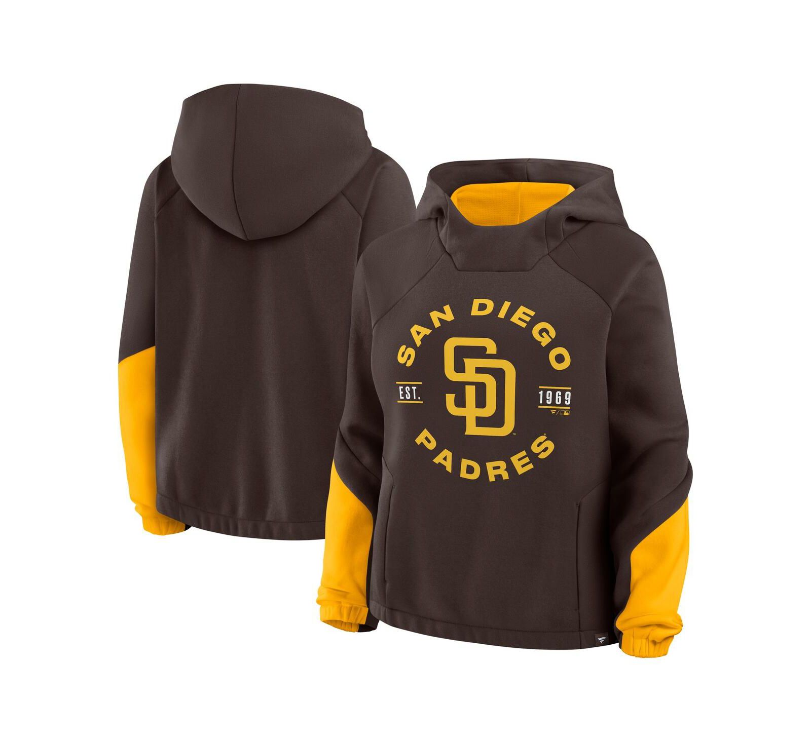 Женское худи Fanatics San Diego Padres Oversized Time to Win Pullover