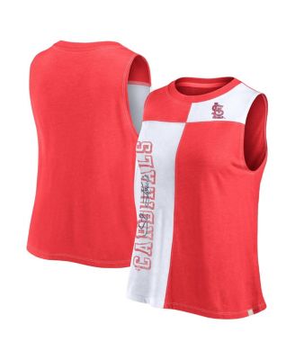 Женский топ Fanatics St. Louis Cardinals, красно-белый