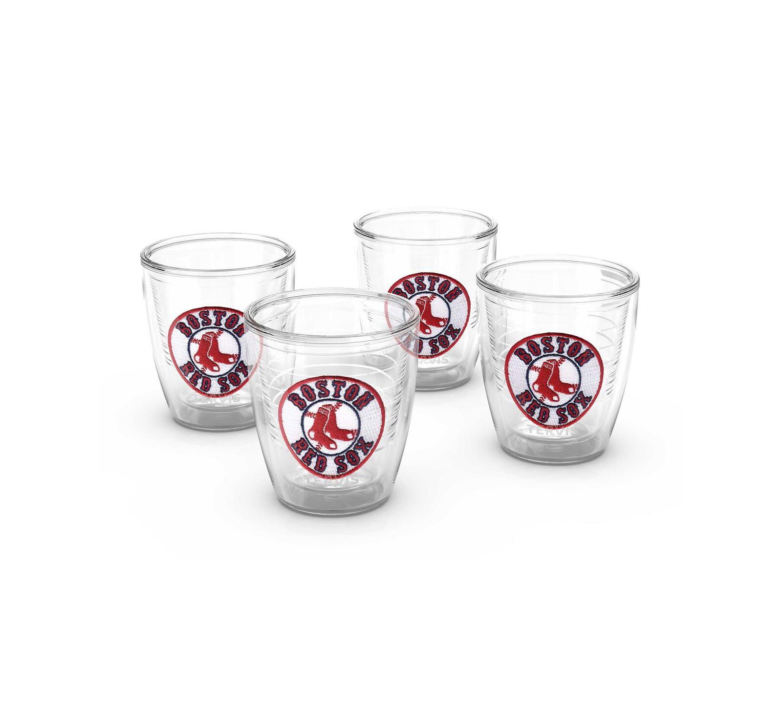 Набор стаканов Tervis Boston Red Sox, 4 шт, 12oz. Emblem Tumbler