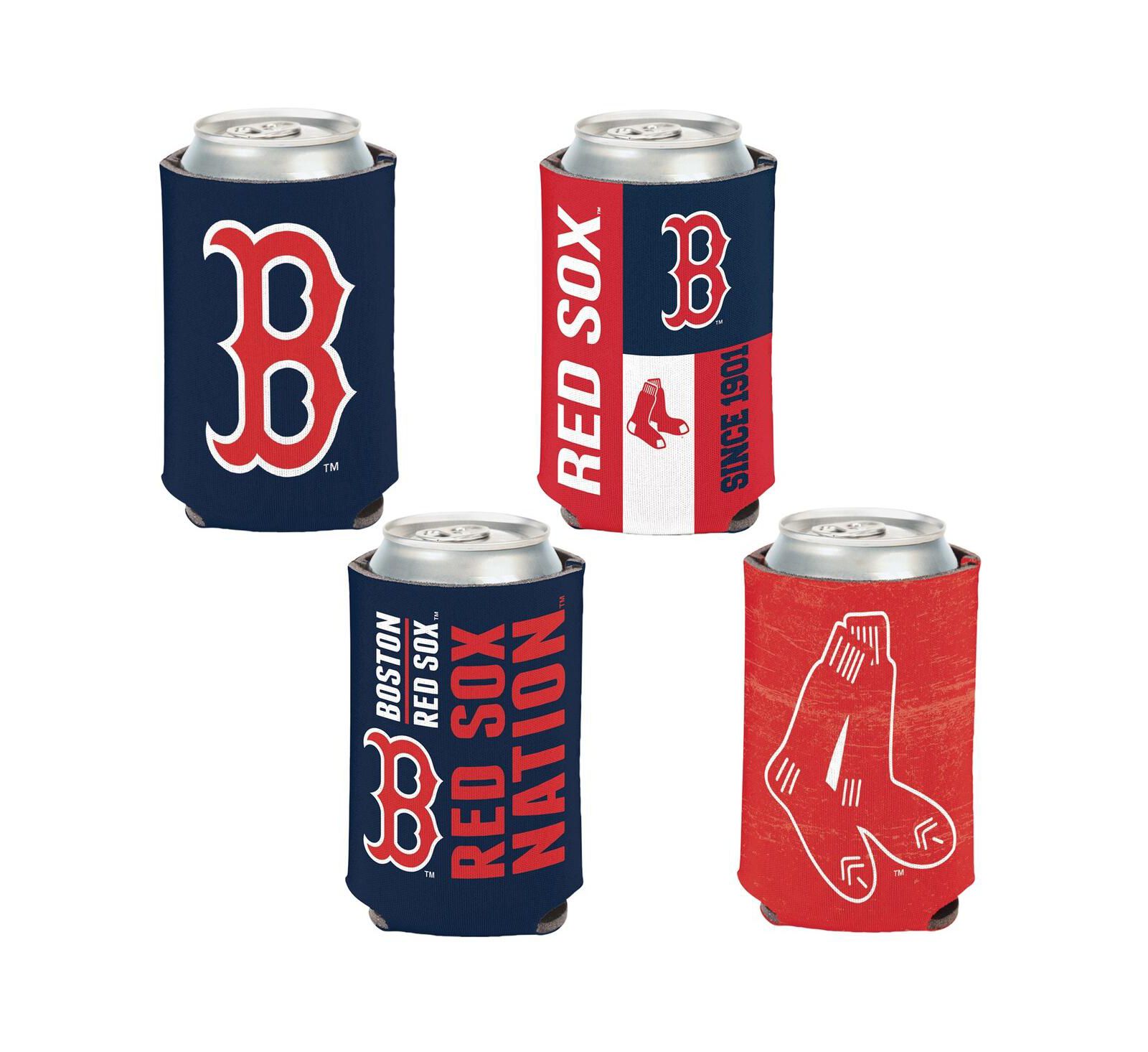 Wincraft Boston Red Sox 4-Pack 12oz. Can Cooler Set