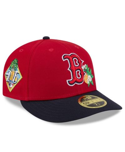 New Era Мужская кепка 59FIFTY Low Profile, Boston Red Sox 2026 Spring Training, Red/Navy