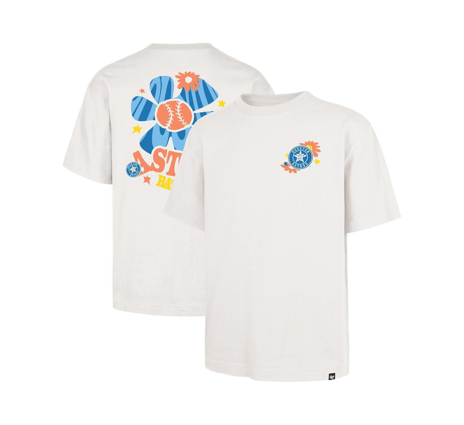 Мужская футболка '47 Brand Cream Houston Astros Flora Foundation
