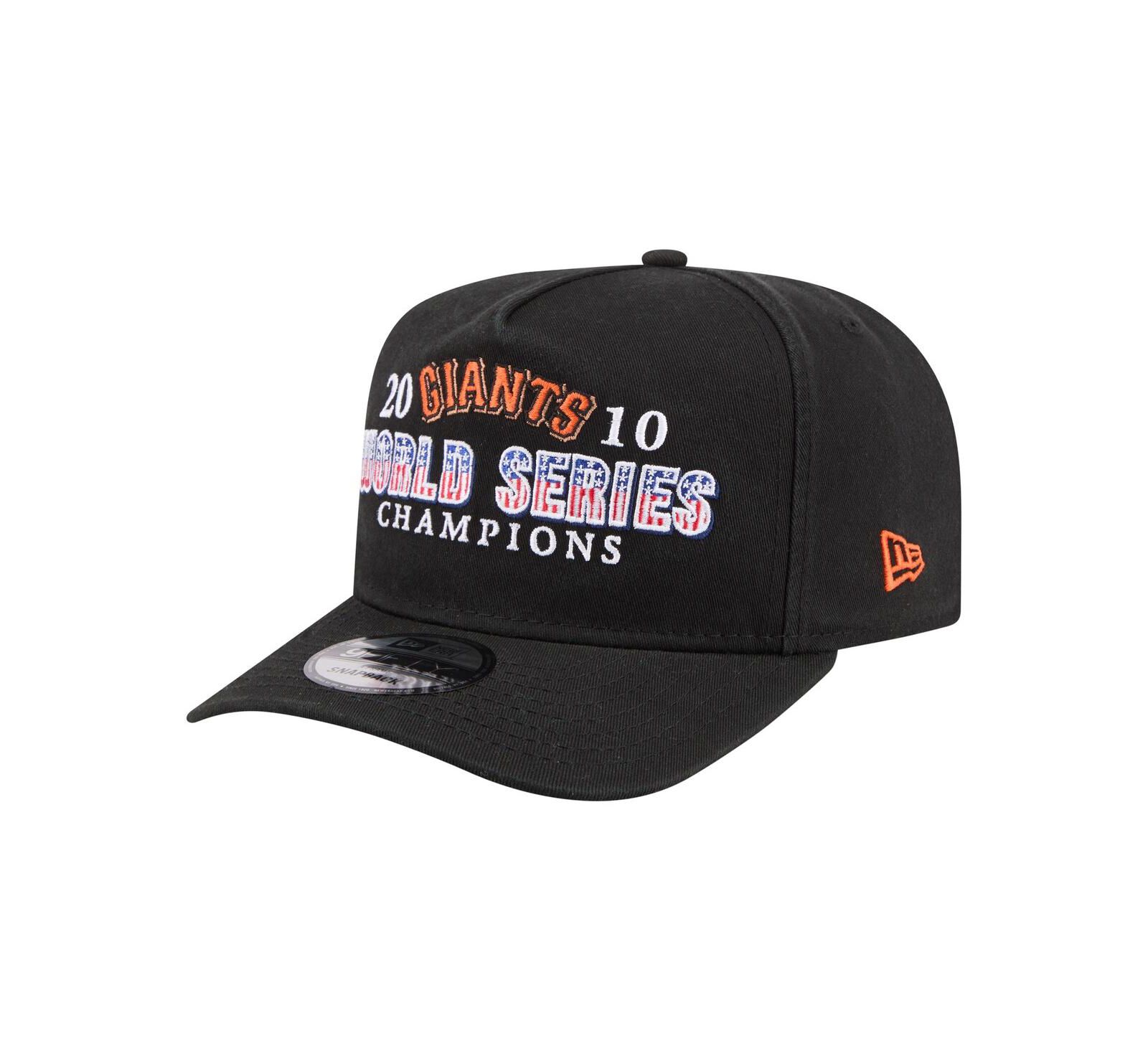 New Era Мужская бейсболка San Francisco Giants, черная, snapback