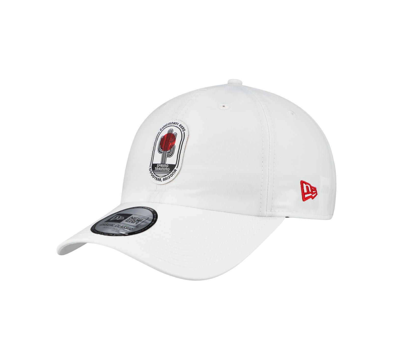 Мужская белая кепка New Era Cincinnati Reds 2026 Spring Training Fan Pack Icon Adjustable