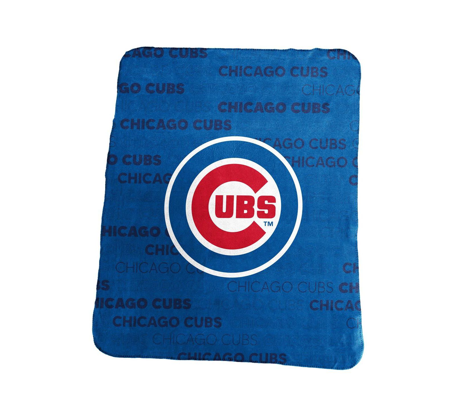 Logo Brands Классический флисовый плед Chicago Cubs 50" x 60"
