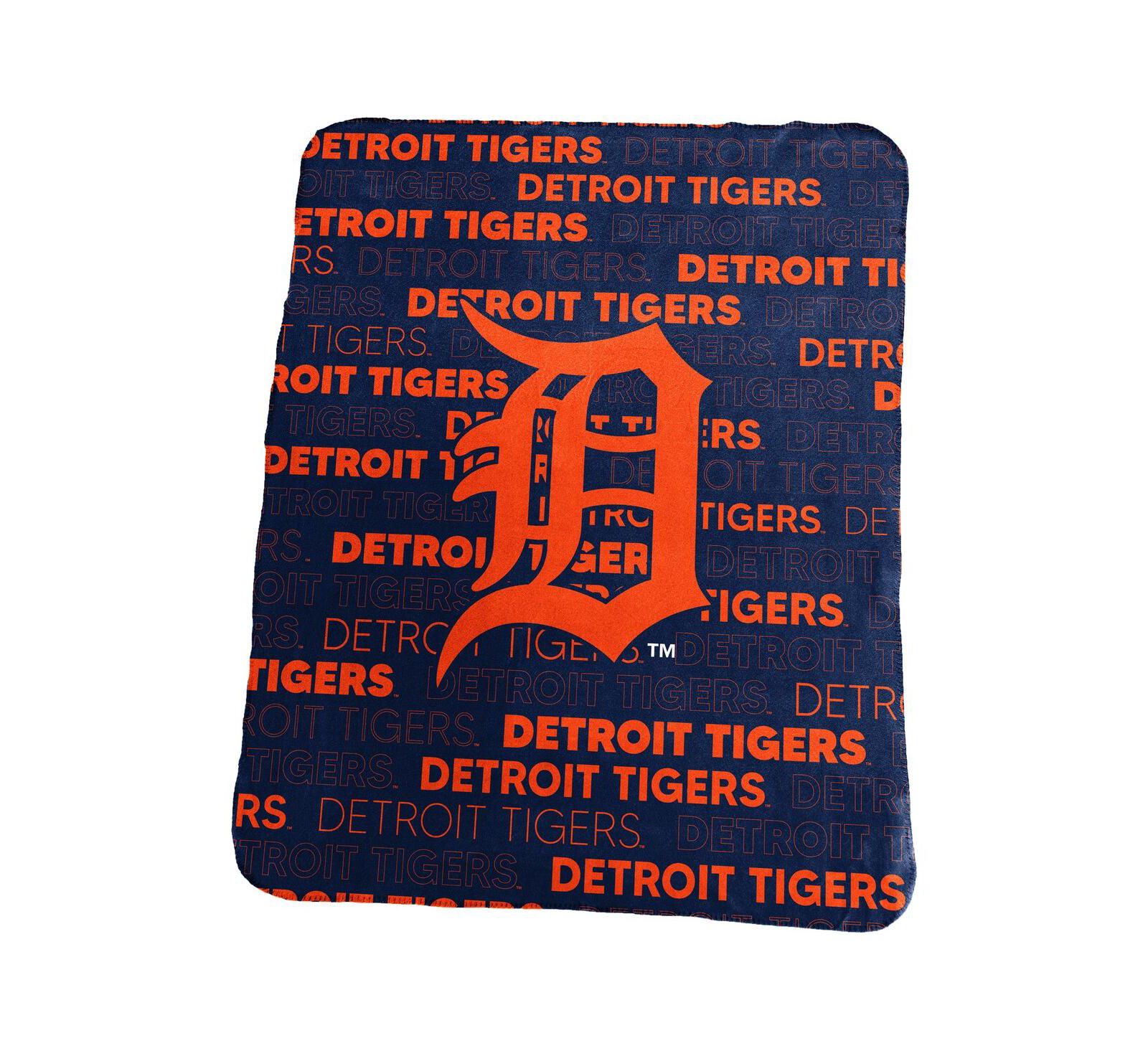 Плед Logo Brands Detroit Tigers 50" x 60" Classic Fleece Throw