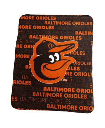 Плед Logo Brands Baltimore Orioles 50" x 60" Classic Fleece Throw Blanket