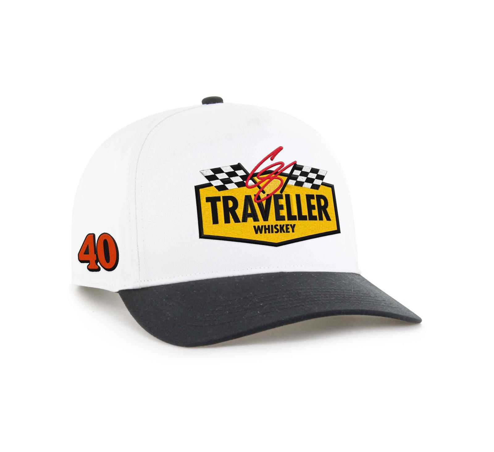 '47 Brand Мужская белая и красная кепка Justin Allgaier Traveler Whiskey Two-Tone Hitch регулируемая