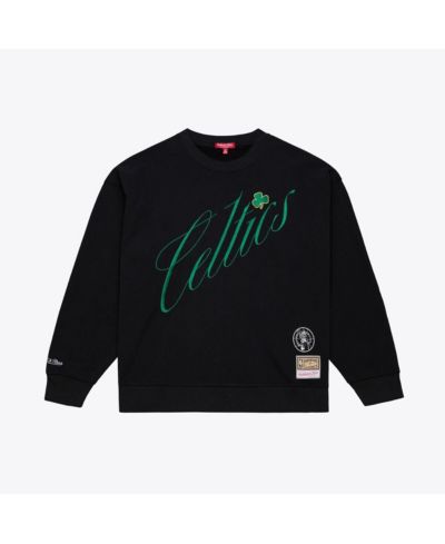 Свитшот Mitchell & Ness Women's Black Boston Celtics Hardwood Classics