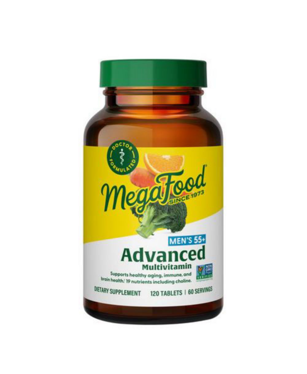 Мужской мультивитаминный комплекс MegaFood 55+ Advanced, 120 таблеток