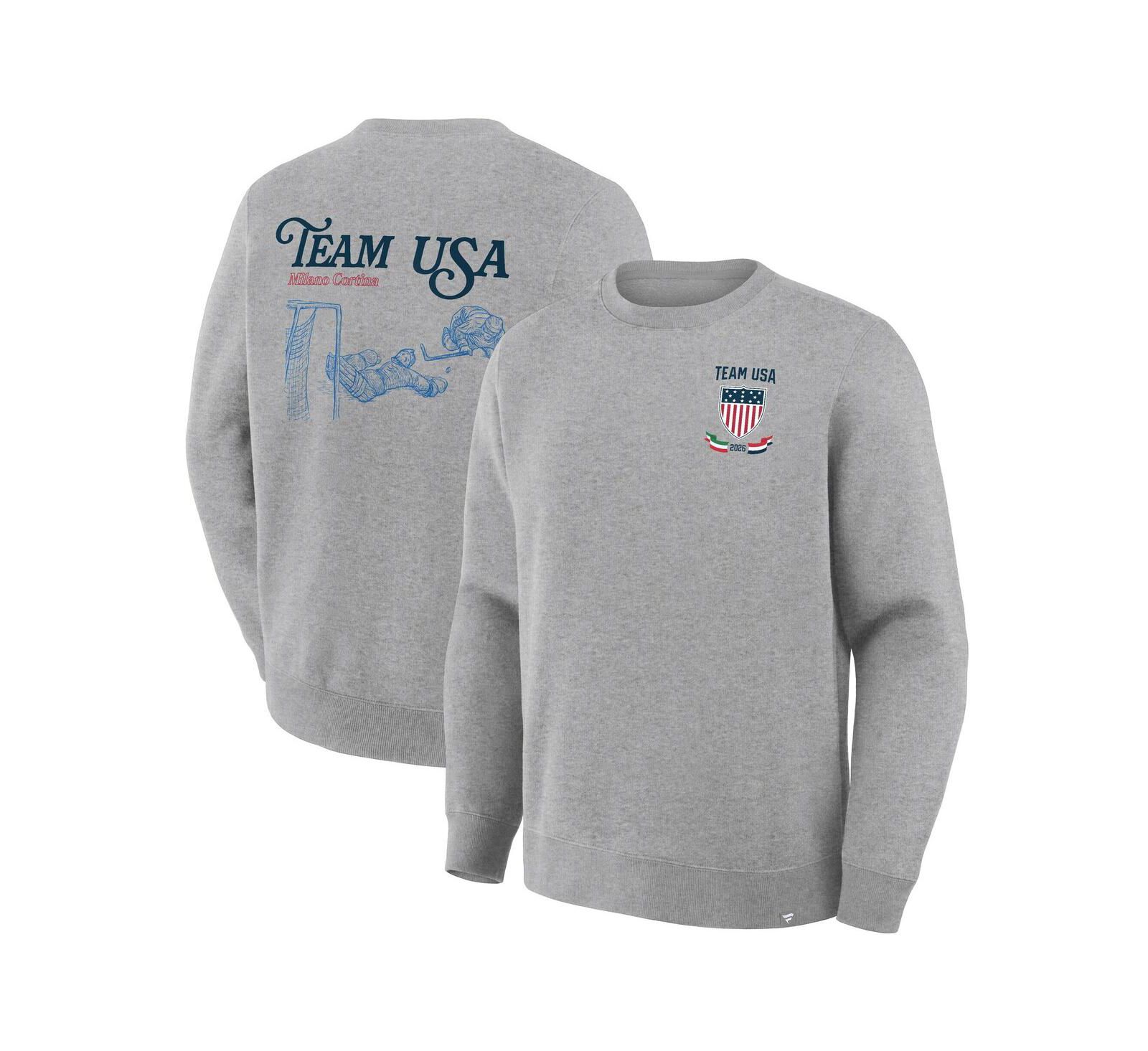 Fanatics Мужской свитшот Team USA Milano Cortina 2026 Winter Olympics Hockey Legacy Fleece