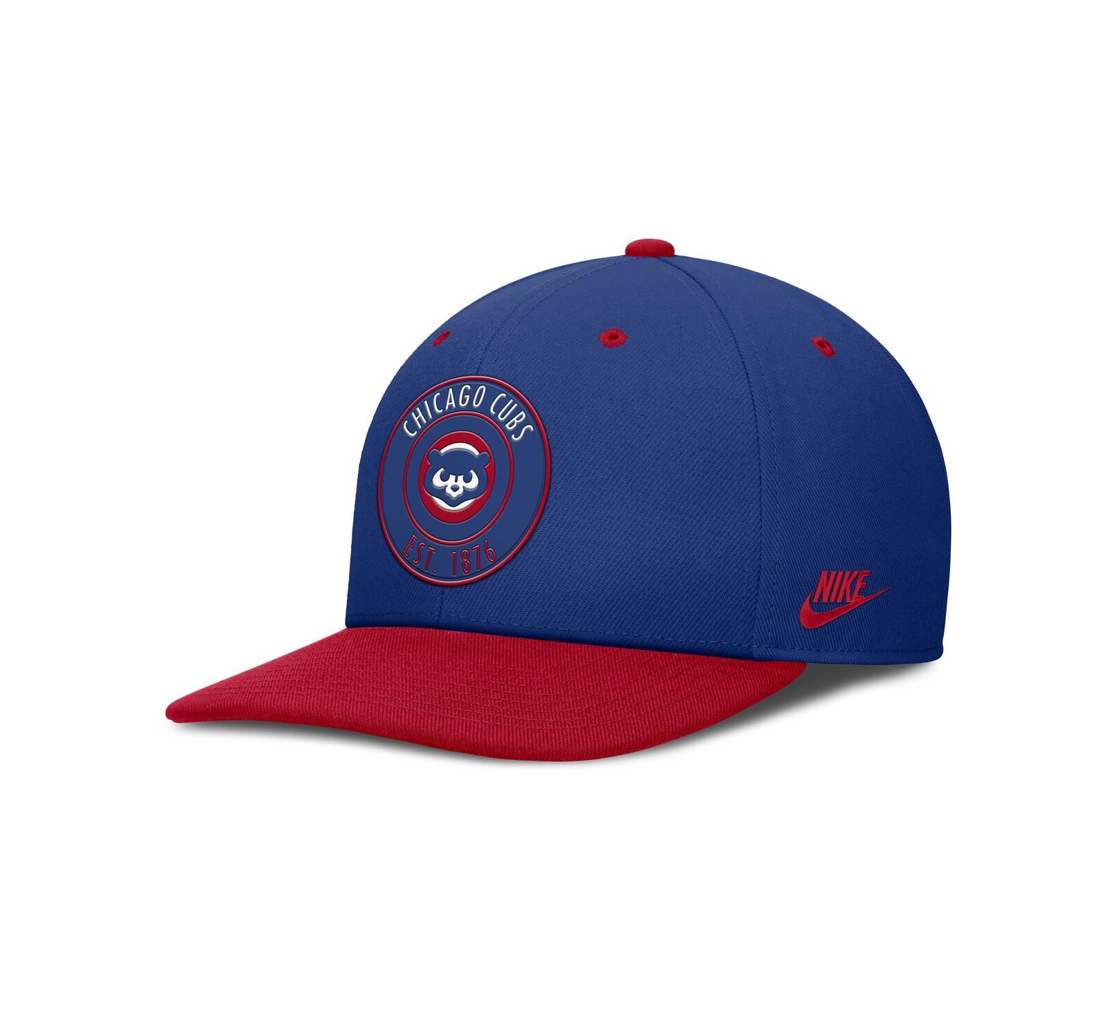 Nike Men's Royal/Red Chicago Cubs Cooperstown Collection Pro Dri-FIT Snapback Hat