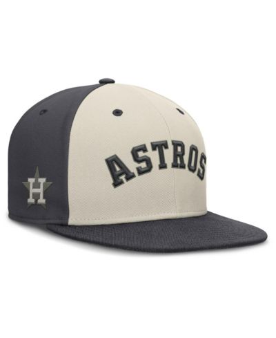 Мужская кепка Nike Cream Houston Astros Dri-FIT True Fitted