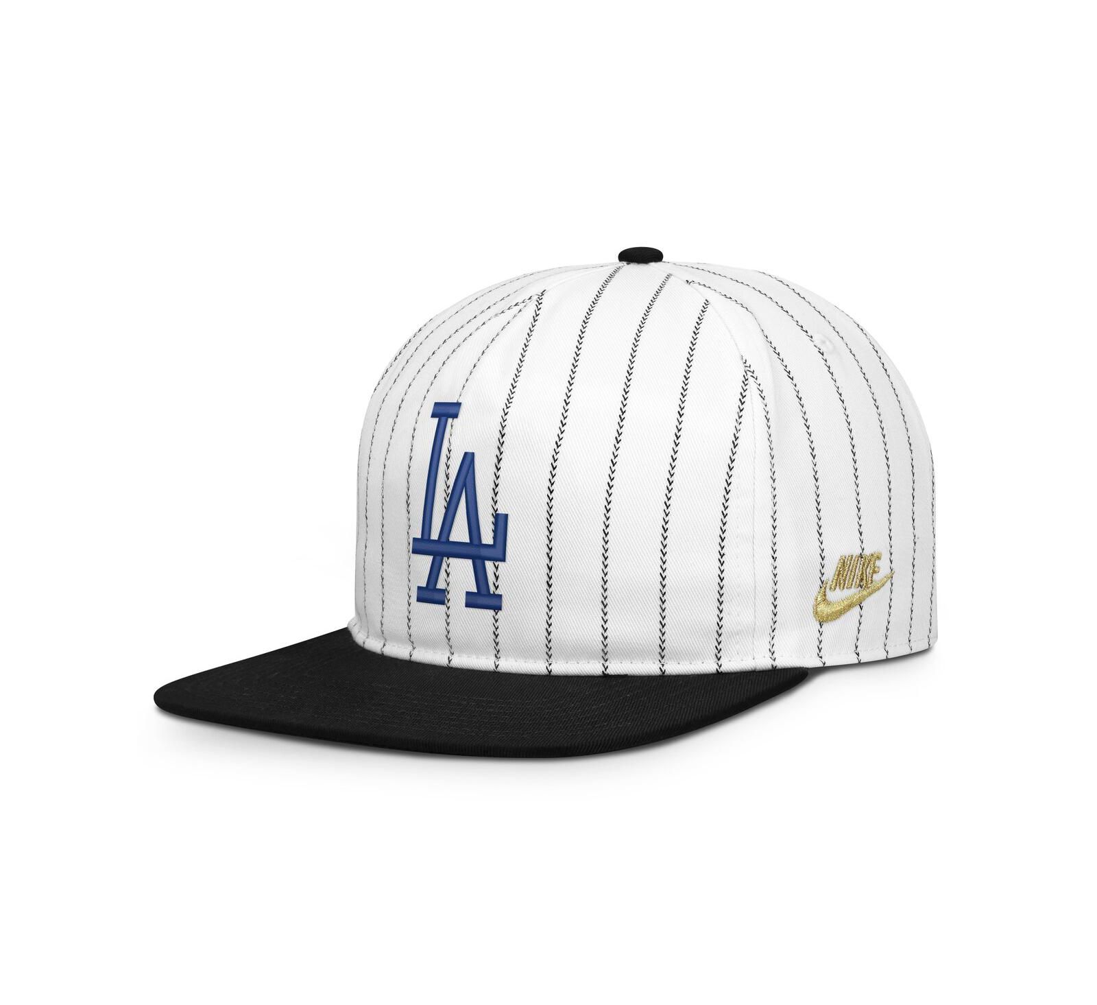 Мужская бейсболка Nike Los Angeles Dodgers Cooperstown Collection Pro Adjustable, White/Black
