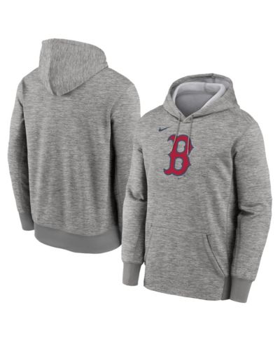 Мужское худи Nike Boston Red Sox Primary Logo, цвет heather gray