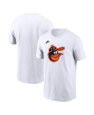 Nike Men's White Baltimore Orioles Cooperstown Collection Logo T-Shirt