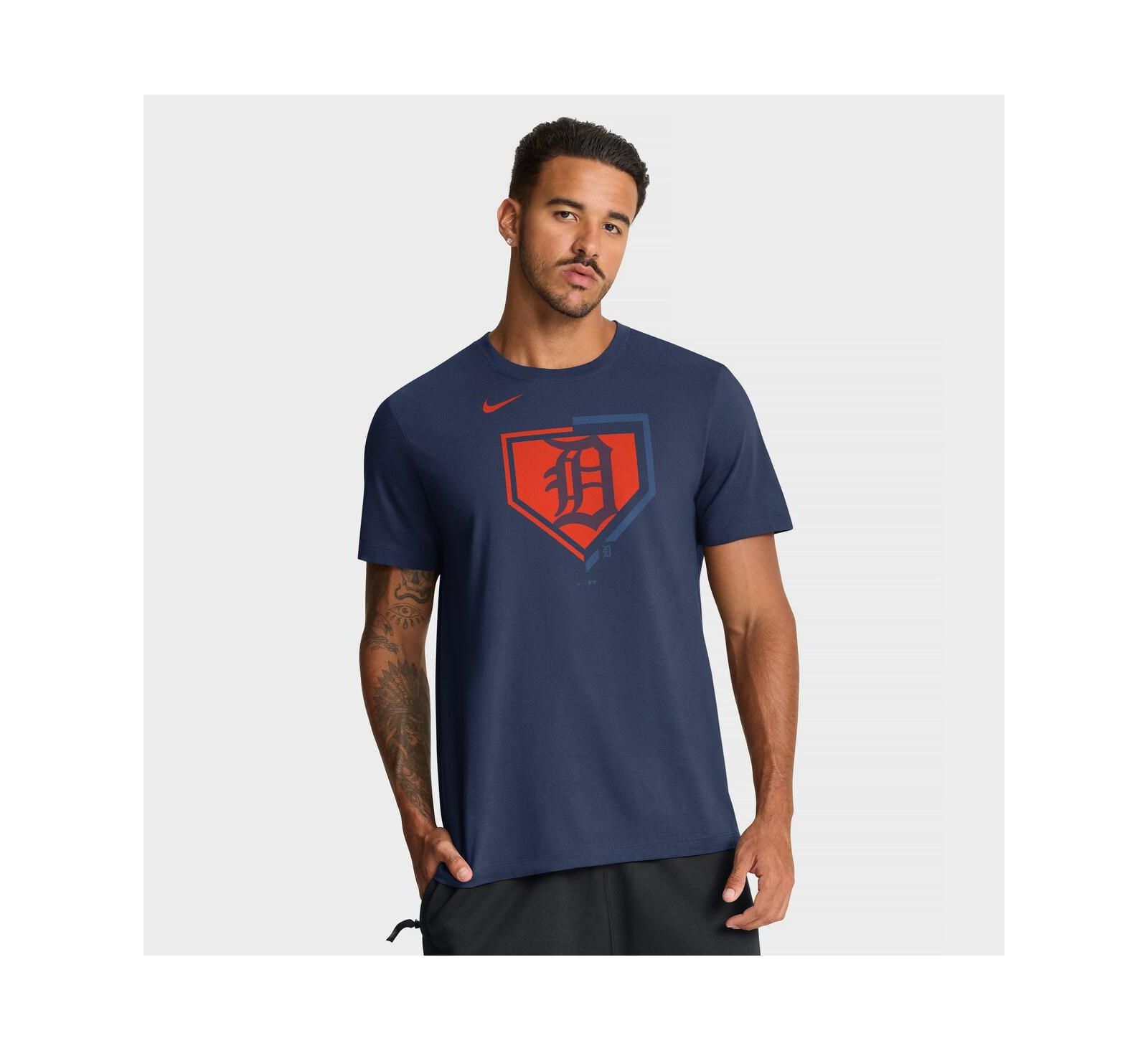 Nike Men's Navy Detroit Tigers Icon T-Shirt