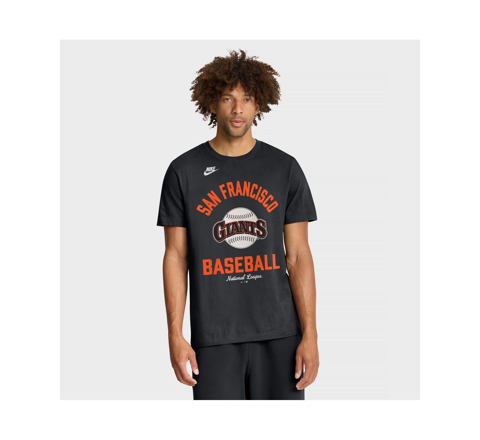 Nike Men's Black San Francisco Giants Cooperstown Collection T-Shirt