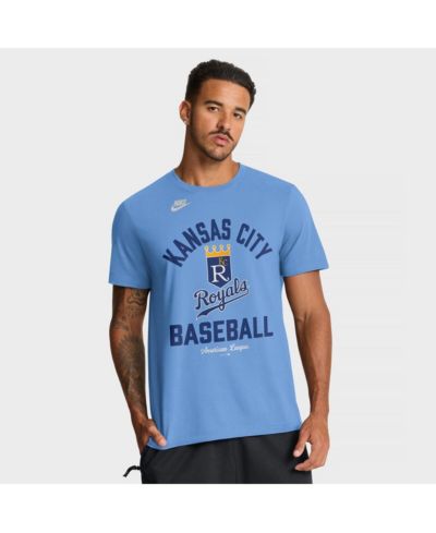 Nike Men's Light Blue Kansas City Royals Cooperstown Collection T-Shirt
