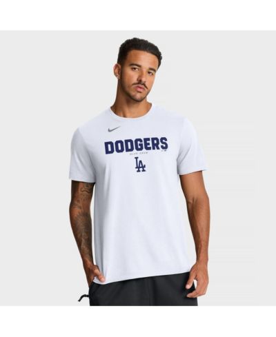 Мужская футболка Nike White Los Angeles Dodgers Bold Team Name