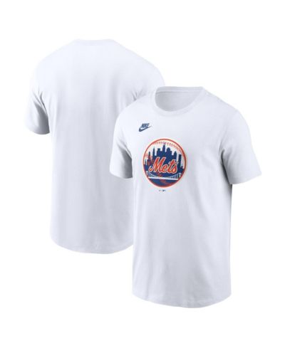 Мужская футболка Nike New York Mets Cooperstown Collection белого цвета