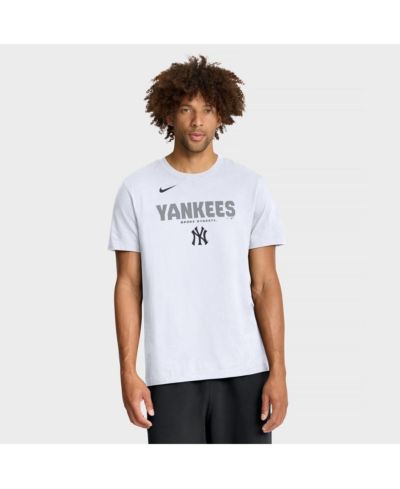 Nike Мужская футболка Nike White New York Yankees Bold Team Name