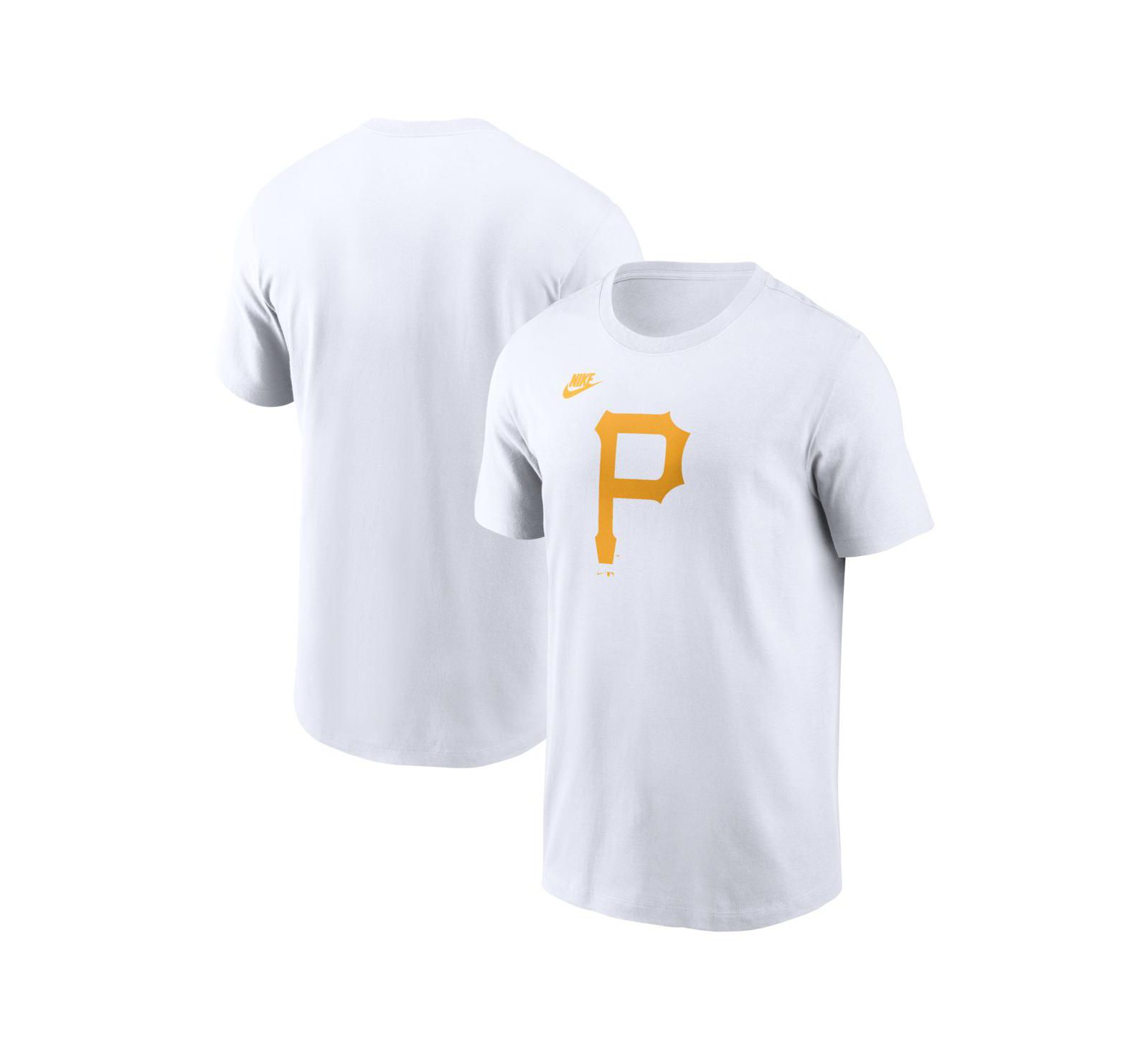 Мужская футболка Nike White Pittsburgh Pirates Cooperstown Collection Logo