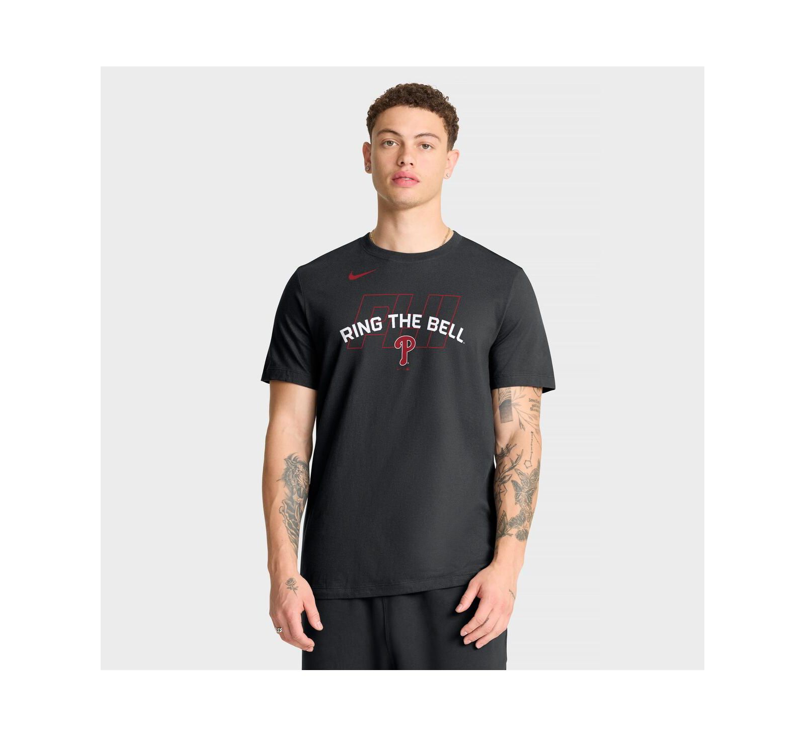 Nike Мужская черная футболка Philadelphia Phillies Primetime Fashion
