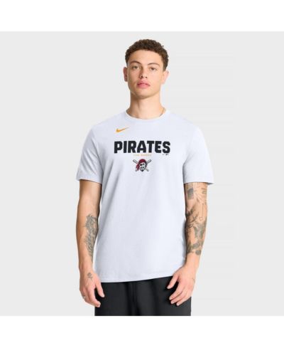 Nike Men's White Pittsburgh Pirates Bold Team Name T-Shirt