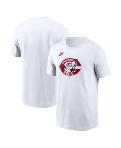 Мужская футболка Nike Cincinnati Reds Cooperstown Collection Wordmark White