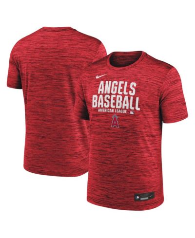 Nike Мужская футболка Velocity Dri-FIT, коллекция Los Angeles Angels, красная