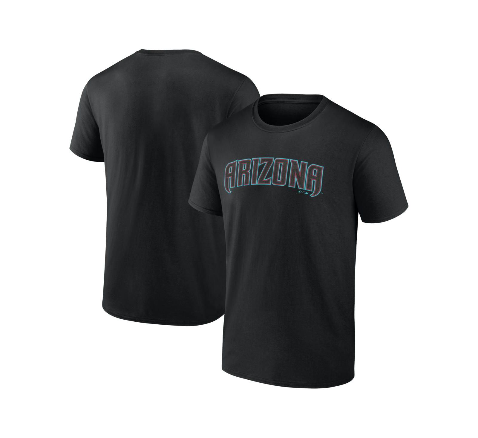Мужская футболка Logo Athletic Black Arizona Diamondbacks Wordmark